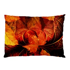 Ablaze With Beautiful Fractal Fall Colors Pillow Case (two Sides) by jayaprime