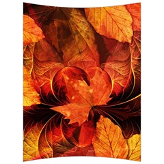 Ablaze With Beautiful Fractal Fall Colors Back Support Cushion by jayaprime