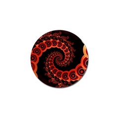 Chinese Lantern Festival For A Red Fractal Octopus Golf Ball Marker (10 Pack) by jayaprime