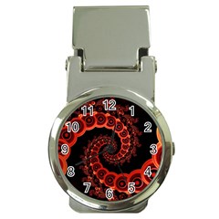 Chinese Lantern Festival For A Red Fractal Octopus Money Clip Watches by jayaprime