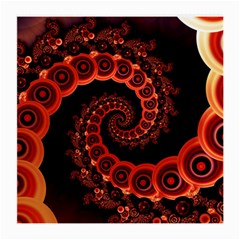 Chinese Lantern Festival For A Red Fractal Octopus Medium Glasses Cloth by jayaprime