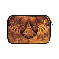 Beautiful Gold And Brown Honeycomb Fractal Beehive Apple Ipad Mini Zipper Cases by jayaprime