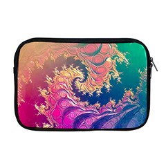 Rainbow Octopus Tentacles in a Fractal Spiral Apple MacBook Pro 17  Zipper Case