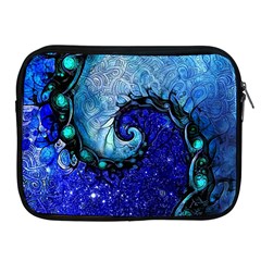 Nocturne Of Scorpio, A Fractal Spiral Painting Apple Ipad 2/3/4 Zipper Cases by jayaprime