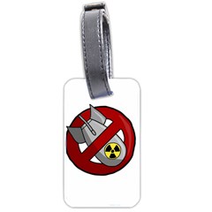 No Nuclear Weapons Luggage Tags (two Sides) by Valentinaart