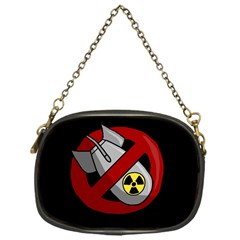 No Nuclear Weapons Chain Purses (one Side)  by Valentinaart