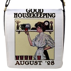 Good Housekeeping Flap Messenger Bag (s) by Valentinaart