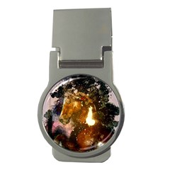 Wonderful Horse In Watercolors Money Clips (round)  by FantasyWorld7
