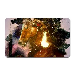 Wonderful Horse In Watercolors Magnet (rectangular) by FantasyWorld7