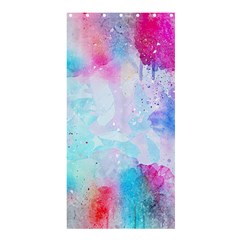 Pink And Purple Galaxy Watercolor Background  Shower Curtain 36  X 72  (stall)  by paulaoliveiradesign