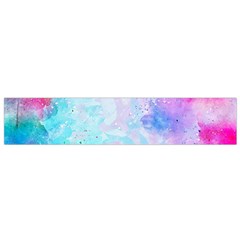 Pink And Purple Galaxy Watercolor Background  Small Velour Scarf by paulaoliveiradesign