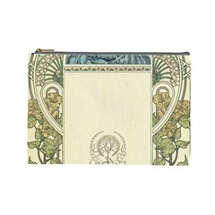 Art Nouveau Cosmetic Bag (large)  by NouveauDesign