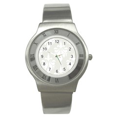 Fleur De Lis Stainless Steel Watch by NouveauDesign