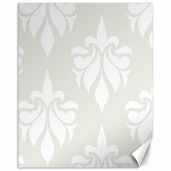 Fleur De Lis Canvas 16  X 20   by NouveauDesign