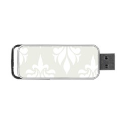 Fleur De Lis Portable Usb Flash (one Side)