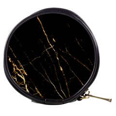 Black Marble Mini Makeup Bags by NouveauDesign