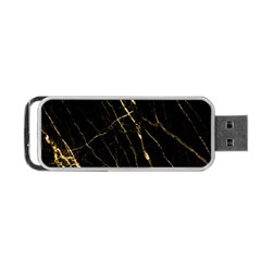 Black Marble Portable Usb Flash (two Sides) by NouveauDesign
