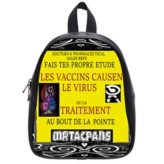 Ronald Story Vaccine  School Bag (small) by MRTACPANS