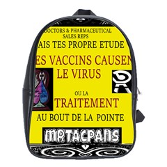 Ronald Story Vaccine  School Bag (xl) by MRTACPANS