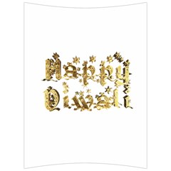 Happy Diwali Gold Golden Stars Star Festival Of Lights Deepavali Typography Back Support Cushion by yoursparklingshop