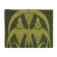 Art Nouveau Green Cosmetic Bag (xl) by NouveauDesign