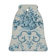 Blue Vintage Floral  Ornament (bell) by NouveauDesign