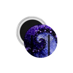 Beautiful Violet Spiral For Nocturne Of Scorpio 1 75  Magnets by jayaprime