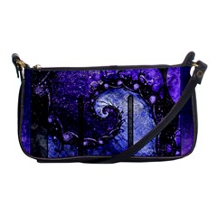 Beautiful Violet Spiral For Nocturne Of Scorpio Shoulder Clutch Bags by jayaprime