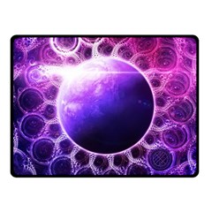 Beautiful Violet Nasa Deep Dream Fractal Mandala Fleece Blanket (small) by jayaprime