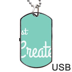 Bloem Logomakr 9f5bze Dog Tag Usb Flash (two Sides)