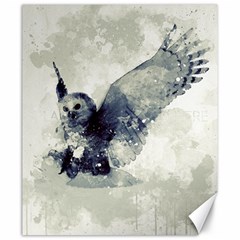 Cute Owl In Watercolor Canvas 20  X 24   by FantasyWorld7