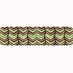 Zig Zag Multicolored Ethnic Pattern Large Bar Mats by dflcprintsclothing