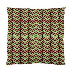 Zig Zag Multicolored Ethnic Pattern Standard Cushion Case (two Sides) by dflcprintsclothing