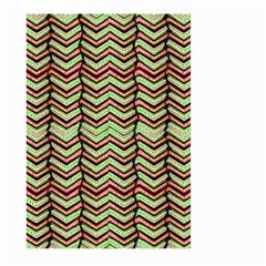 Zig Zag Multicolored Ethnic Pattern Large Garden Flag (two Sides)