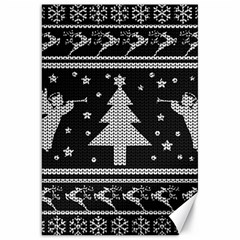 Ugly Christmas Sweater Canvas 20  X 30   by Valentinaart