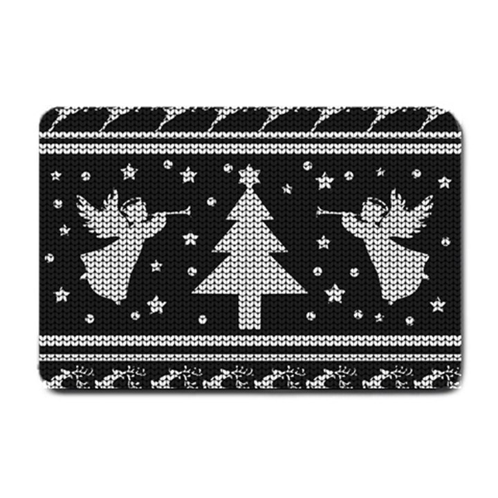 Ugly Christmas Sweater Small Doormat 