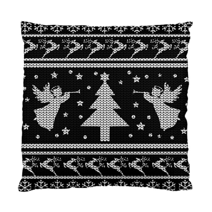 Ugly Christmas Sweater Standard Cushion Case (Two Sides)