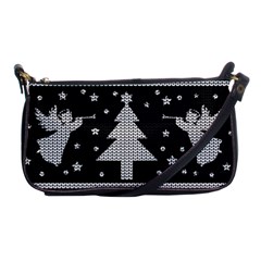 Ugly Christmas Sweater Shoulder Clutch Bags by Valentinaart