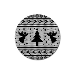 Ugly Christmas Sweater Magnet 3  (round)