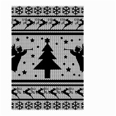 Ugly Christmas Sweater Small Garden Flag (two Sides)