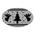 Ugly Christmas Sweater Oval Magnet Front