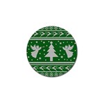 Ugly Christmas Sweater Golf Ball Marker Front