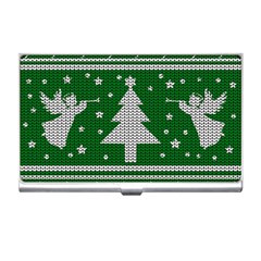 Ugly Christmas Sweater Business Card Holders by Valentinaart