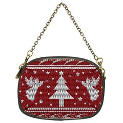 Ugly Christmas Sweater Chain Purses (one Side)  by Valentinaart