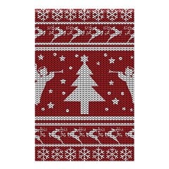 Ugly Christmas Sweater Shower Curtain 48  X 72  (small)  by Valentinaart