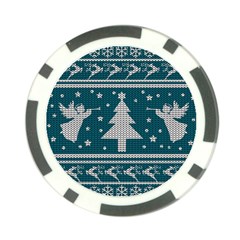 Ugly Christmas Sweater Poker Chip Card Guard (10 Pack)