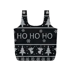 Ugly Christmas Sweater Full Print Recycle Bags (s)  by Valentinaart