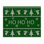 Ugly Christmas Sweater Small Glasses Cloth Front