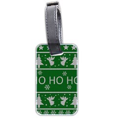 Ugly Christmas Sweater Luggage Tags (Two Sides)