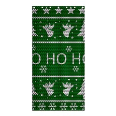 Ugly Christmas Sweater Shower Curtain 36  X 72  (stall)  by Valentinaart